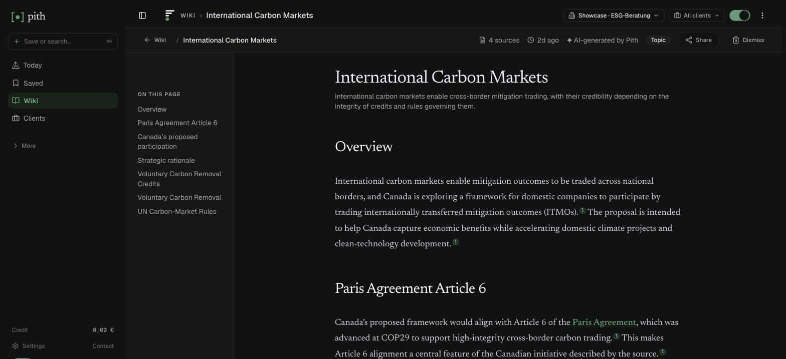 A Pith wiki concept page on Retrieval-Augmented Generation with cited sources